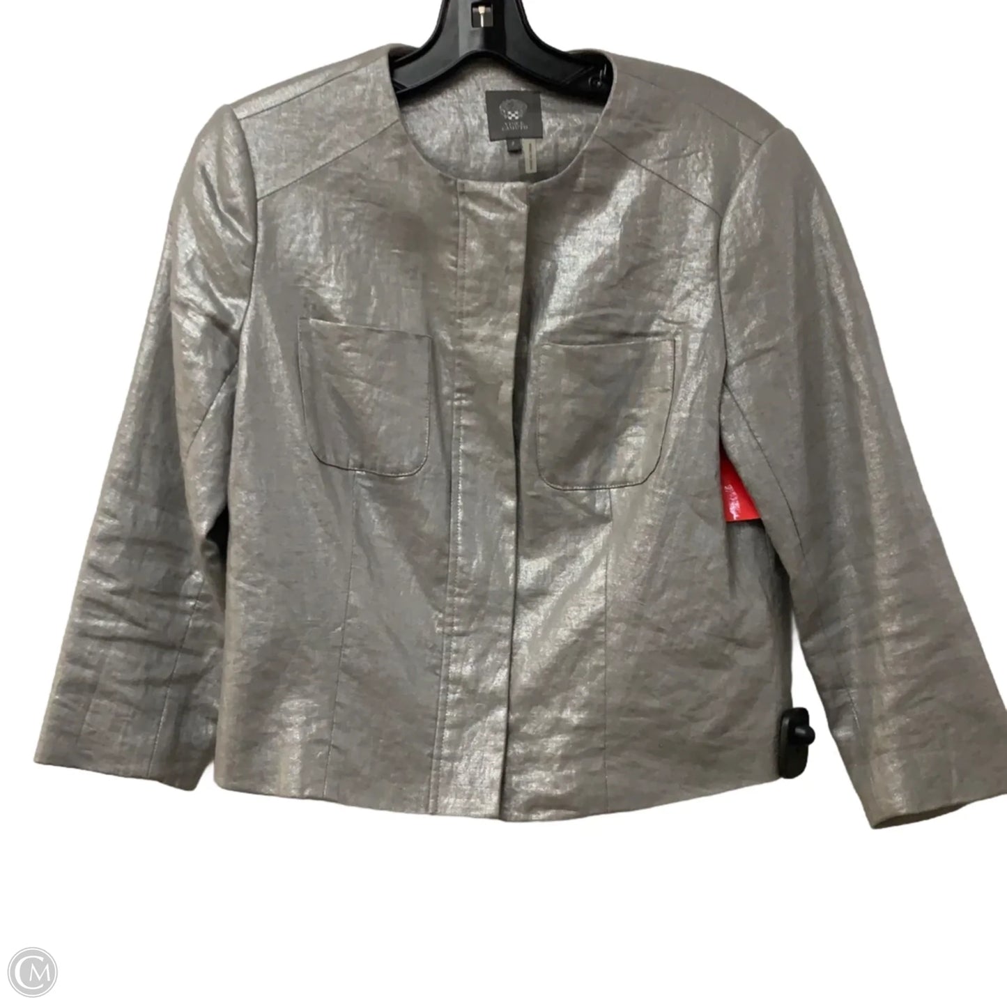 Jacket Other By Vince Camuto In Silver, Size: Xs