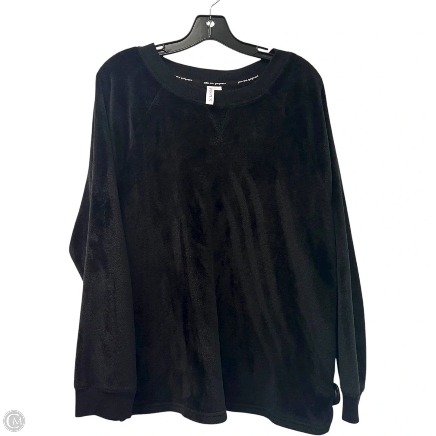 Sweater By Joyspun In Black, Size: 3x