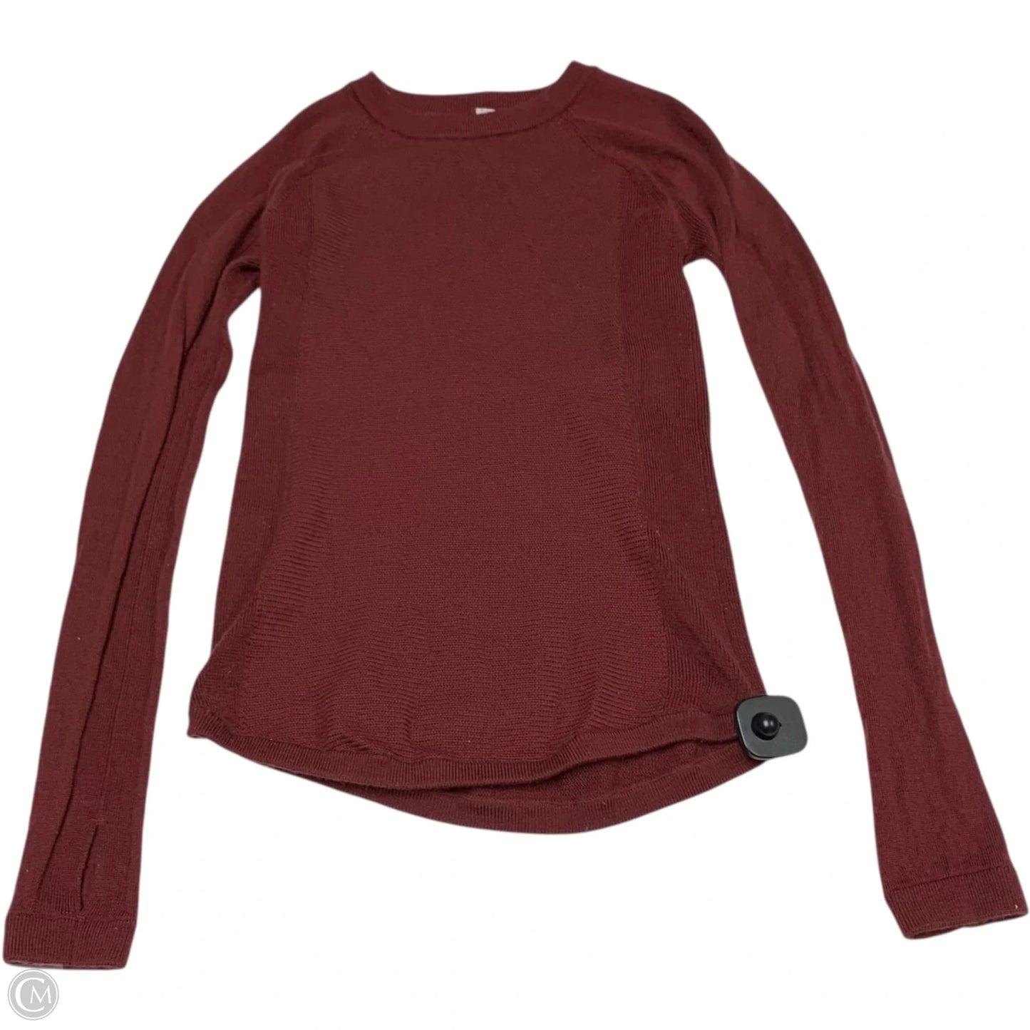Sweater By Lululemon In Maroon, Size: S