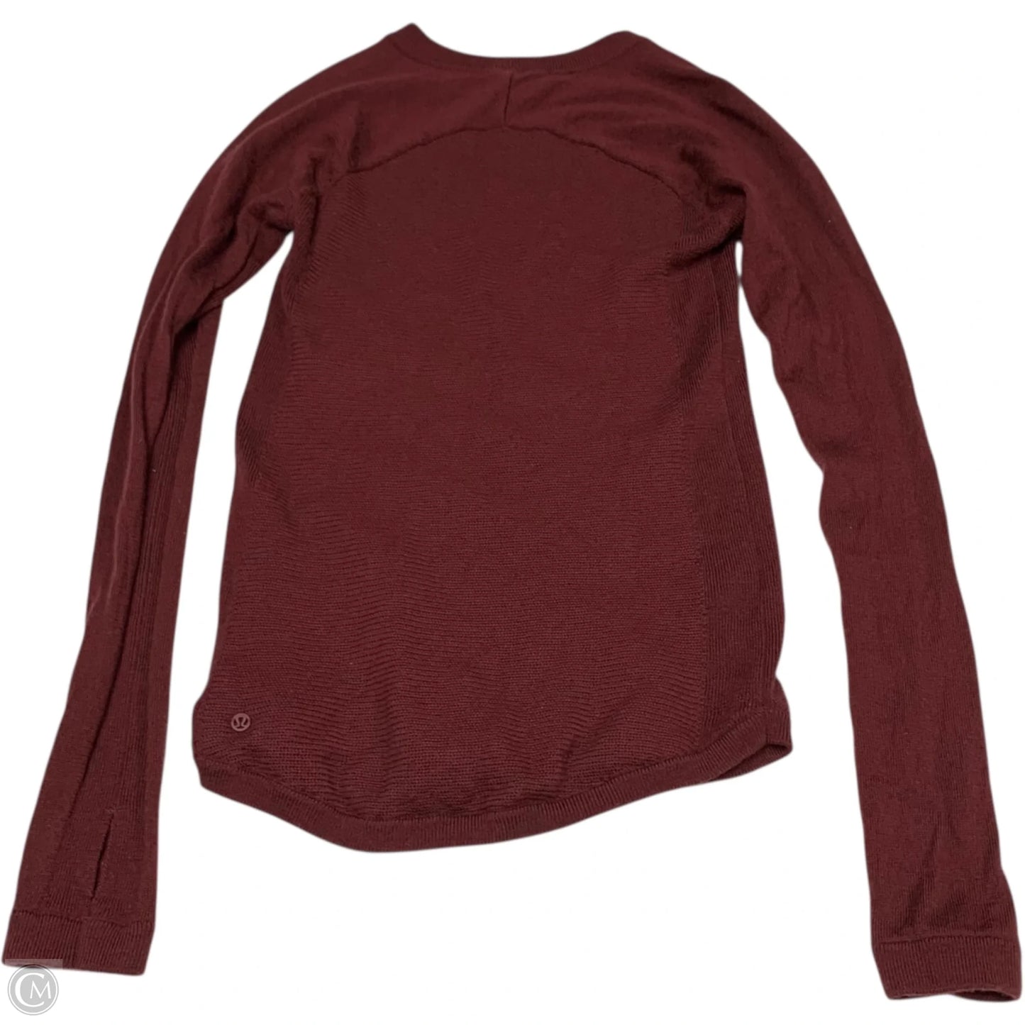 Sweater By Lululemon In Maroon, Size: S