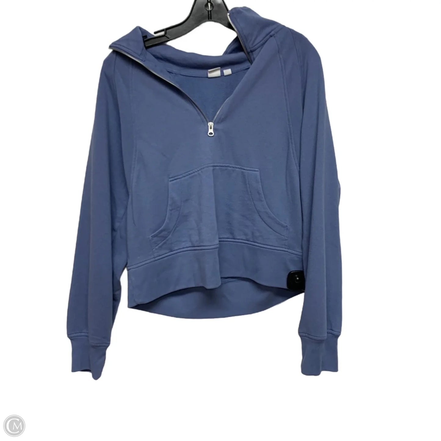 Sweatshirt Collar By Gap In Blue, Size: S