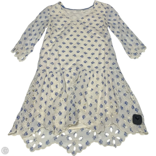 Dress Casual Short By Meadow Rue In Blue & Cream, Size: Xs