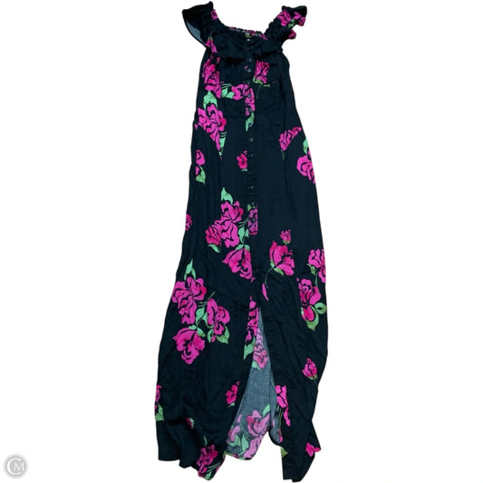 Dress Casual Maxi By Free People In Black & Pink, Size: Xs