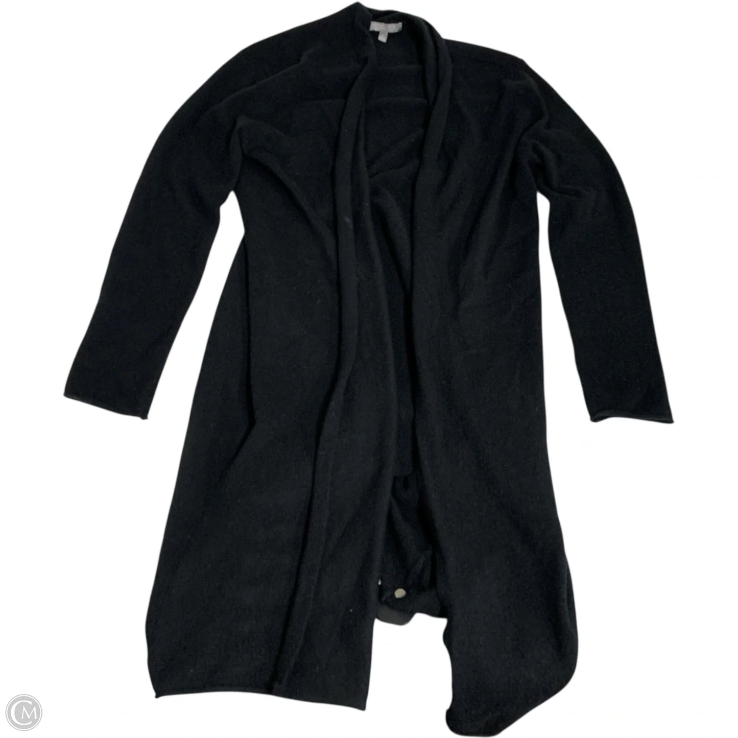 Sweater Cardigan Designer By Neiman Marcus In Black, Size: L