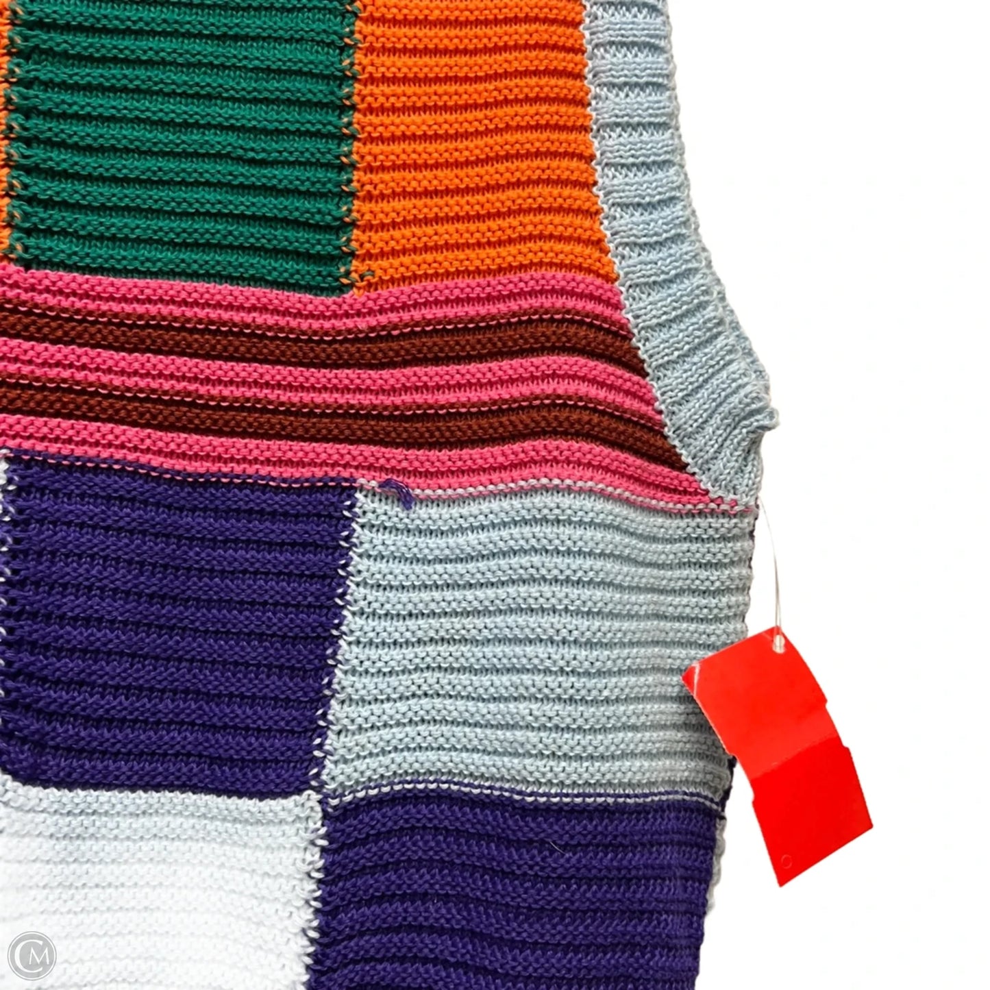 Vest Sweater By Clothes Mentor In Multi-colored, Size: Xl