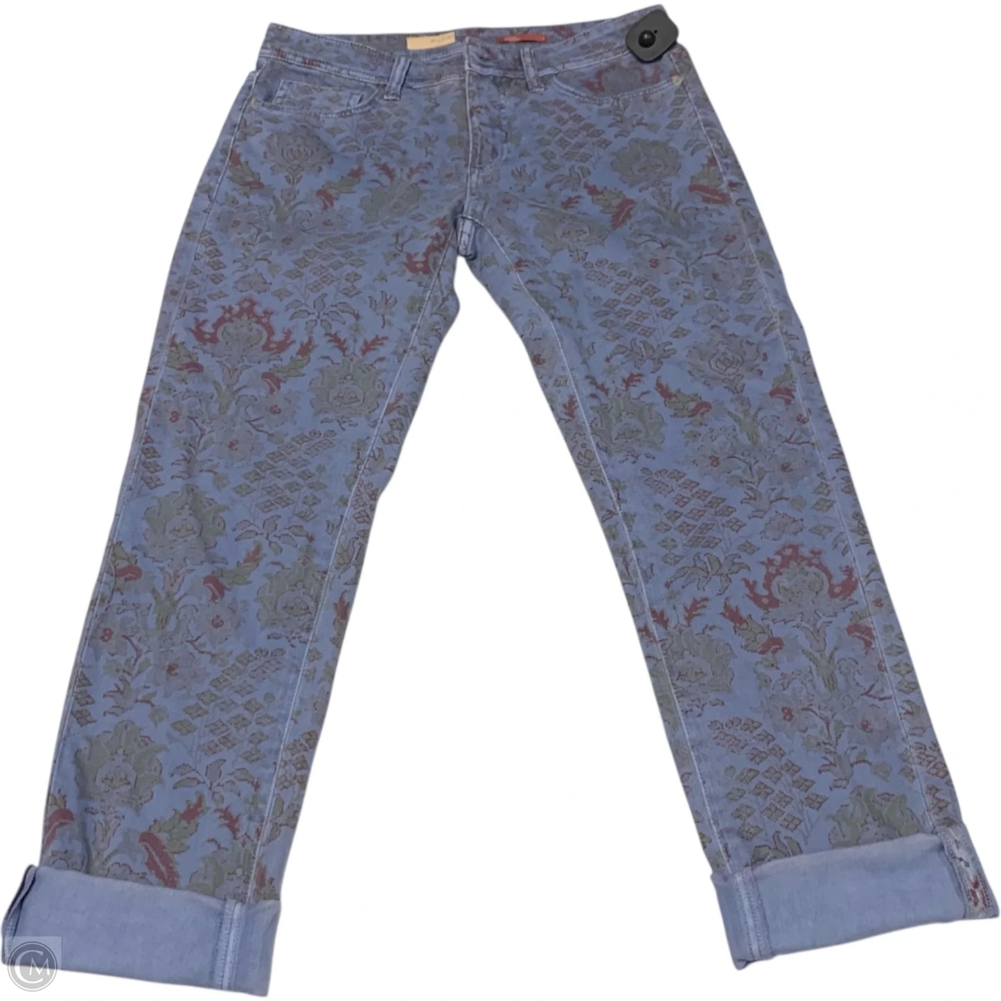 Jeans Boyfriend By Pilcro In Blue & Red, Size: 4