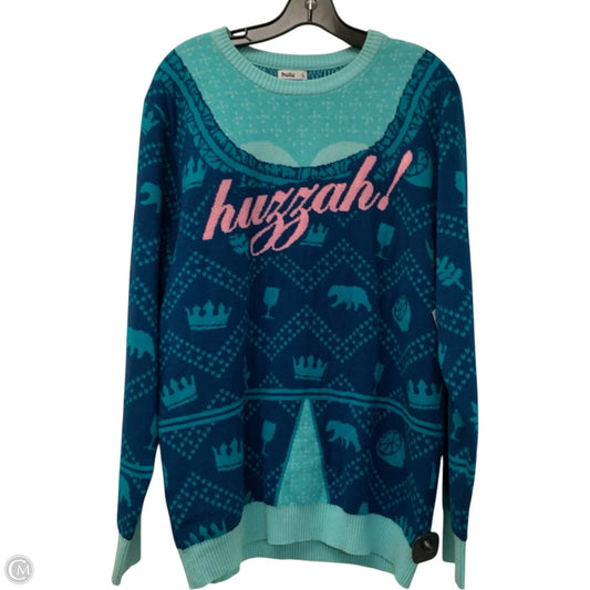 Sweater By Hulu In Blue, Size: L