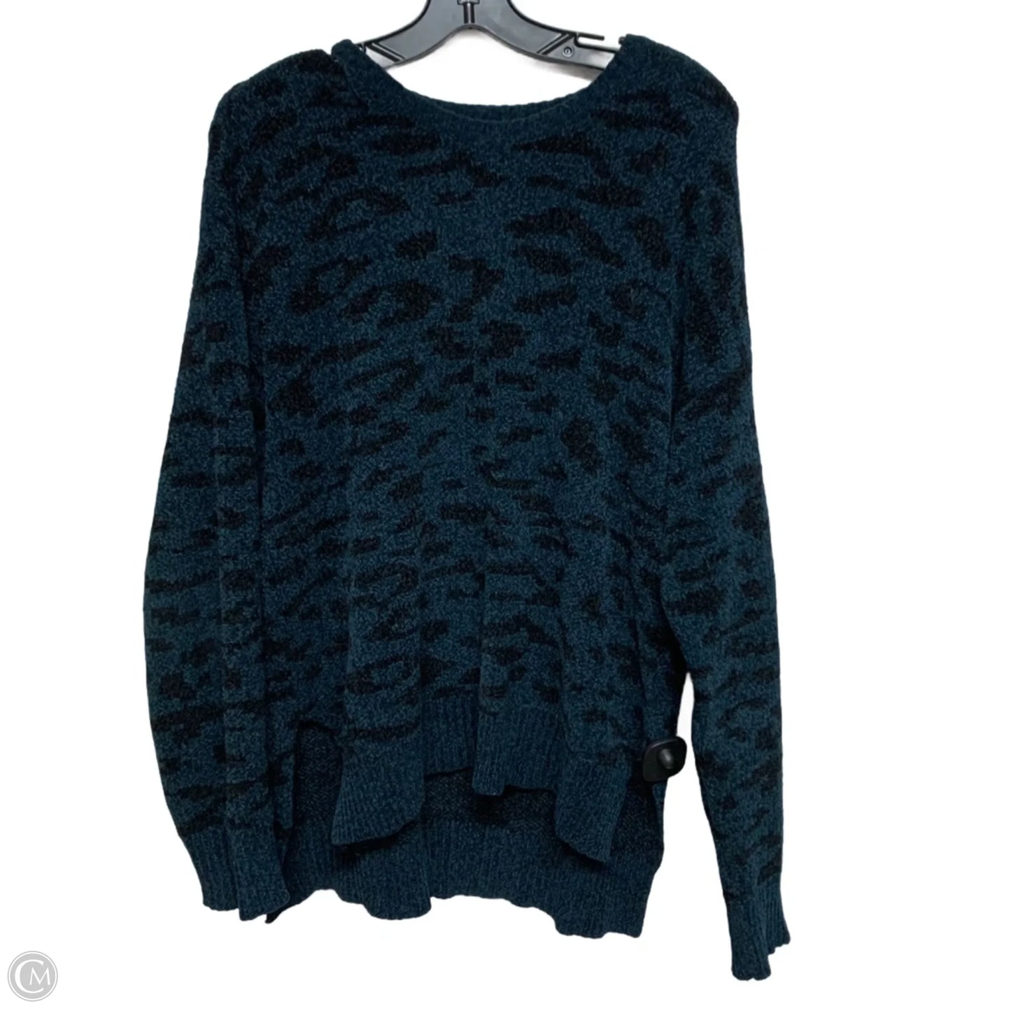 Sweater By pj salvage In Black & Blue, Size: Xl