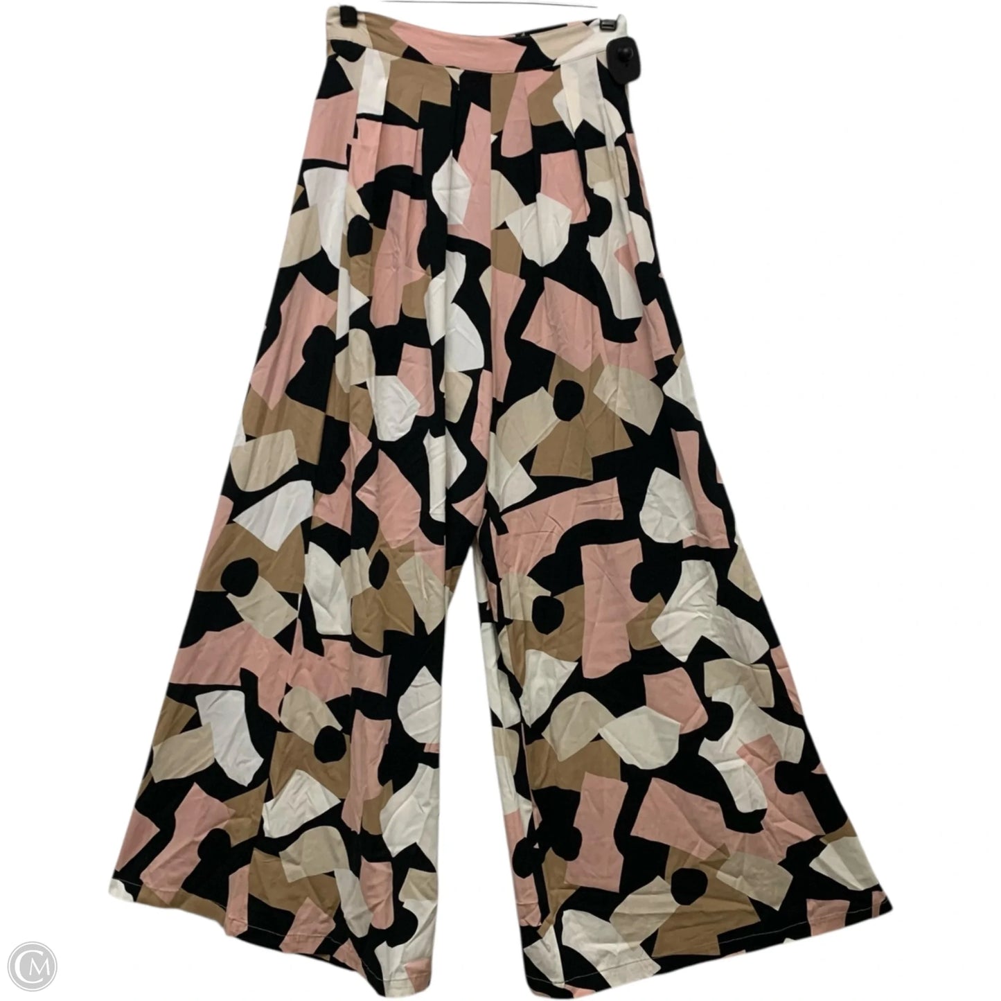 Pants Wide Leg By Corey Lynn Calter In Black & Pink, Size: Xs