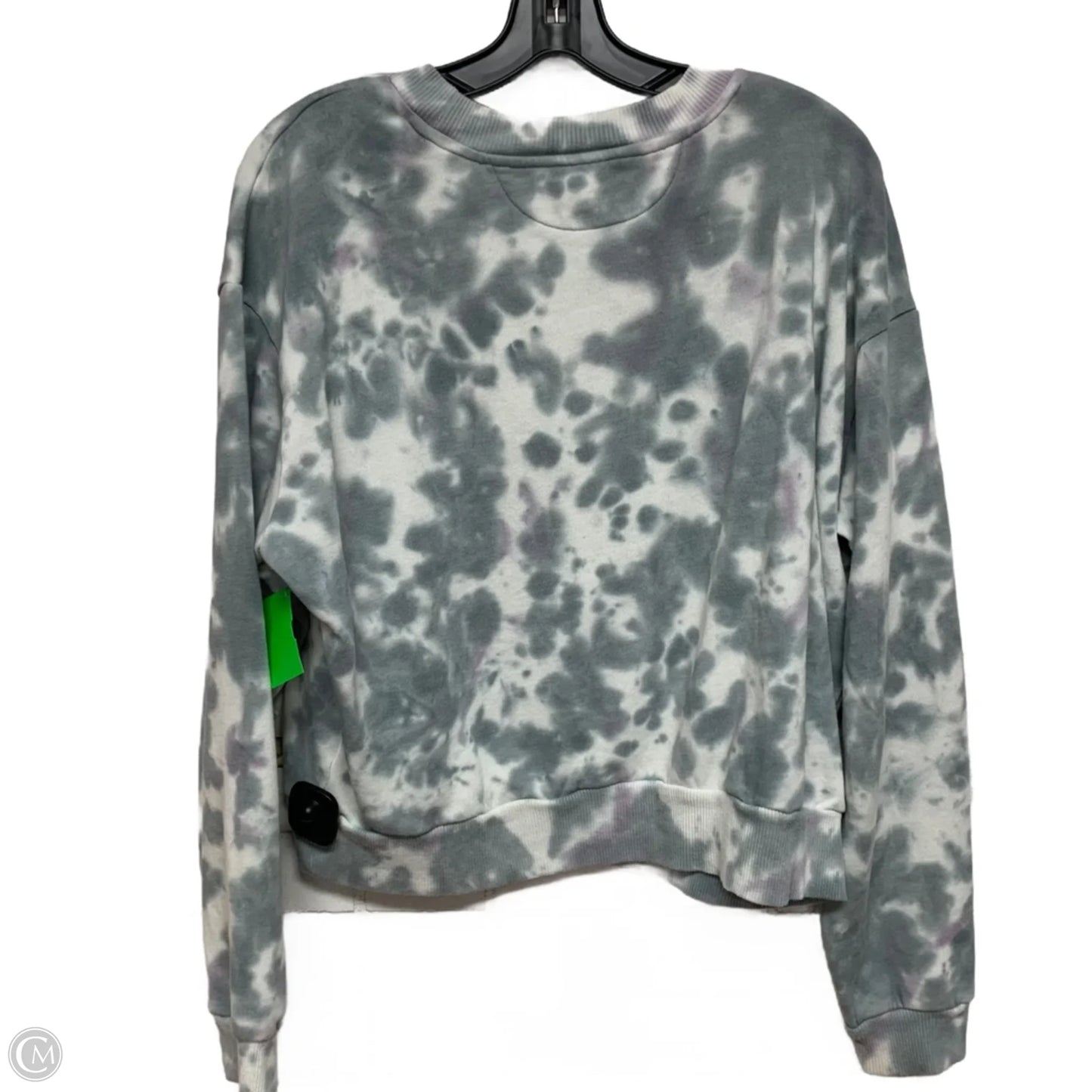 Sweatshirt Crewneck By 90 Degrees By Reflex In Tie Dye Print, Size: L