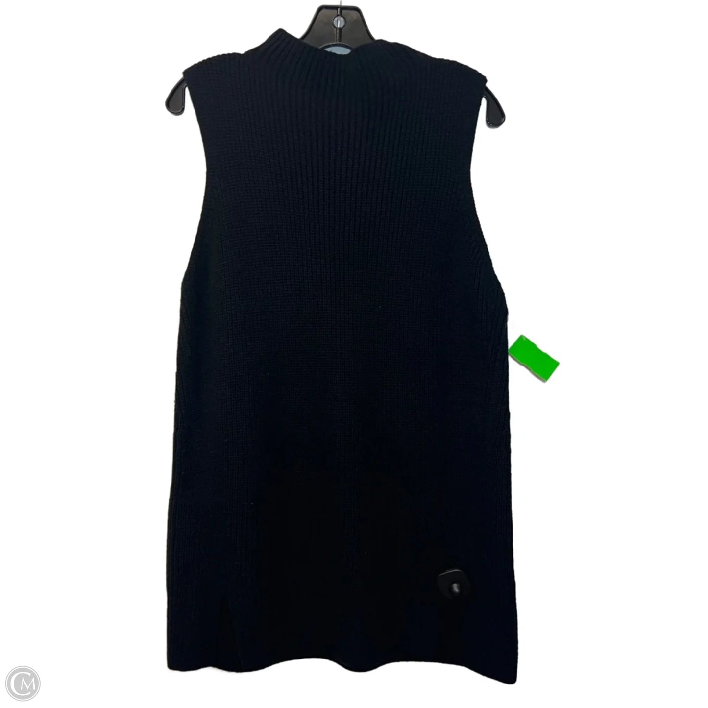 Vest Sweater By Loft In Black, Size: L