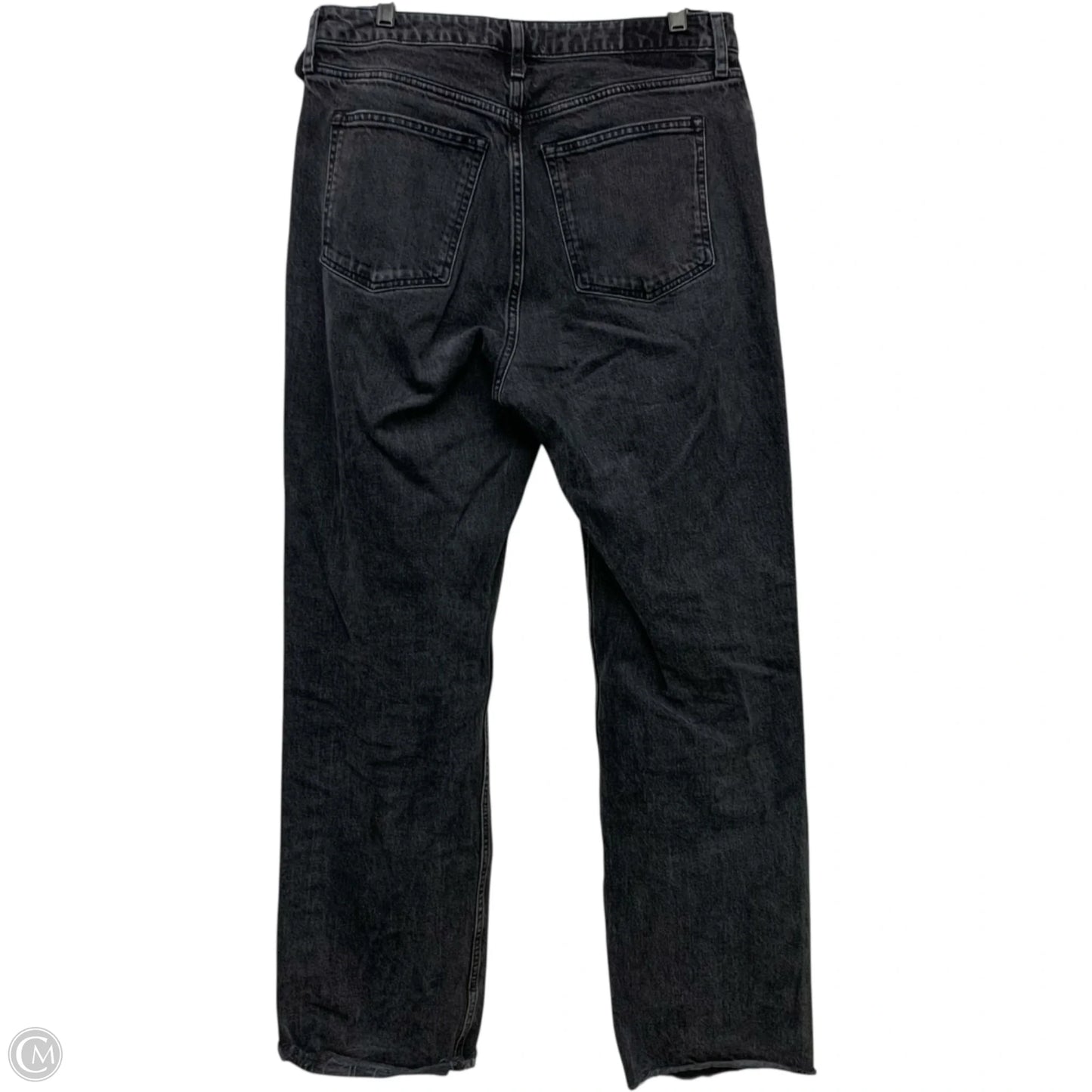 Jeans Boyfriend By Abercrombie And Fitch In Black Denim, Size: 12l