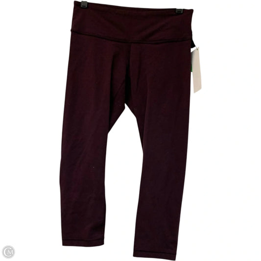 Athletic Leggings Capris By Lululemon In Purple, Size: S