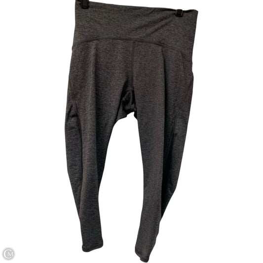 Athletic Leggings Capris By Lululemon In Grey, Size: S