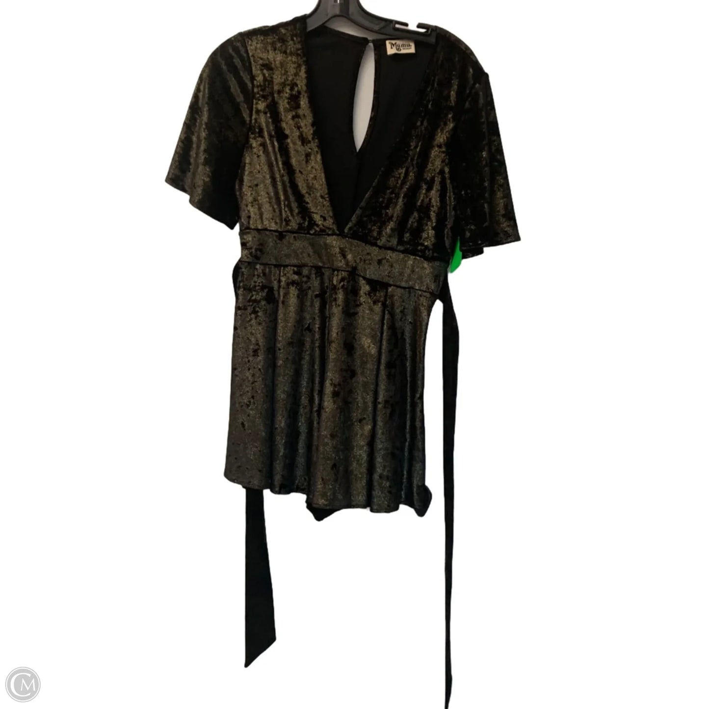 Romper By Show Me Your Mumu In Black & Gold, Size: M