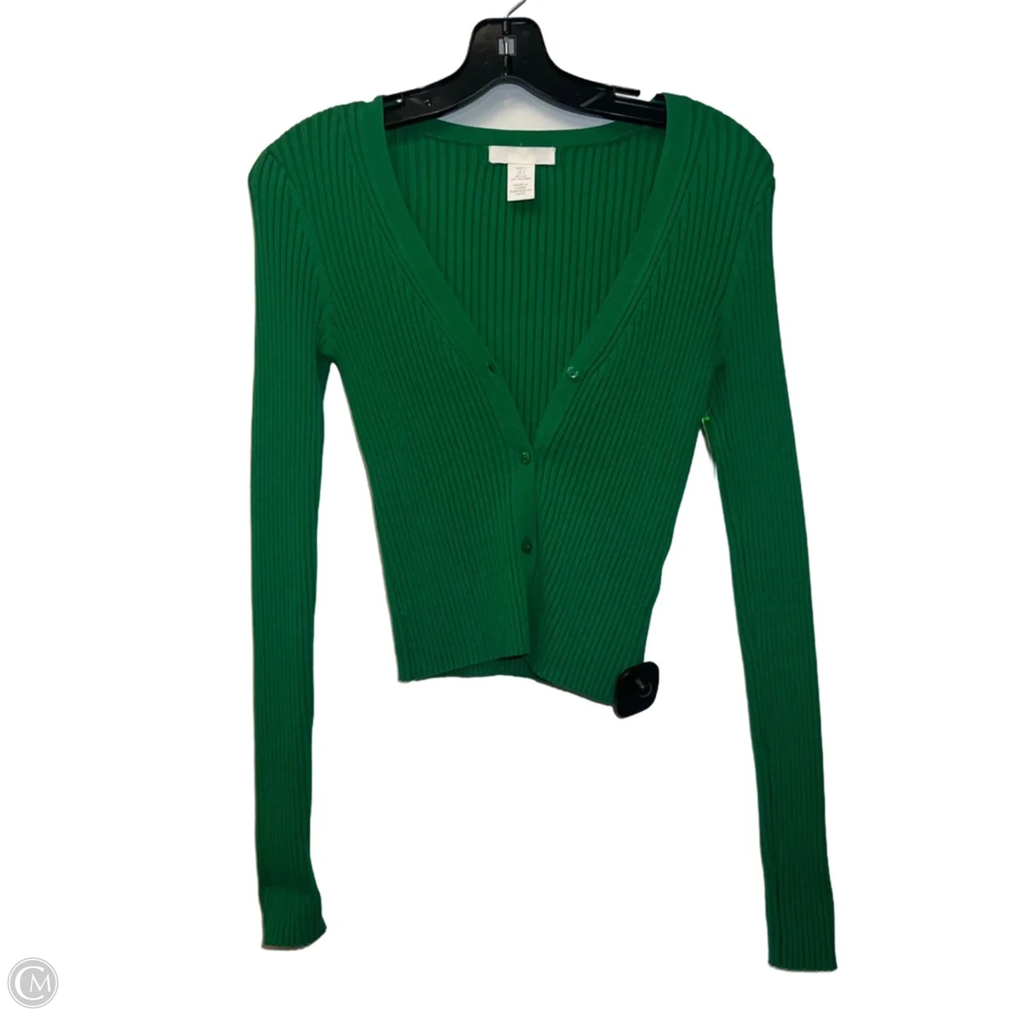 Cardigan By H&m In Green, Size: S