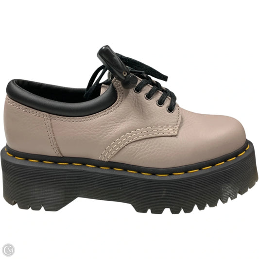 Shoes Heels Platform By Dr Martens In Taupe, Size: 6
