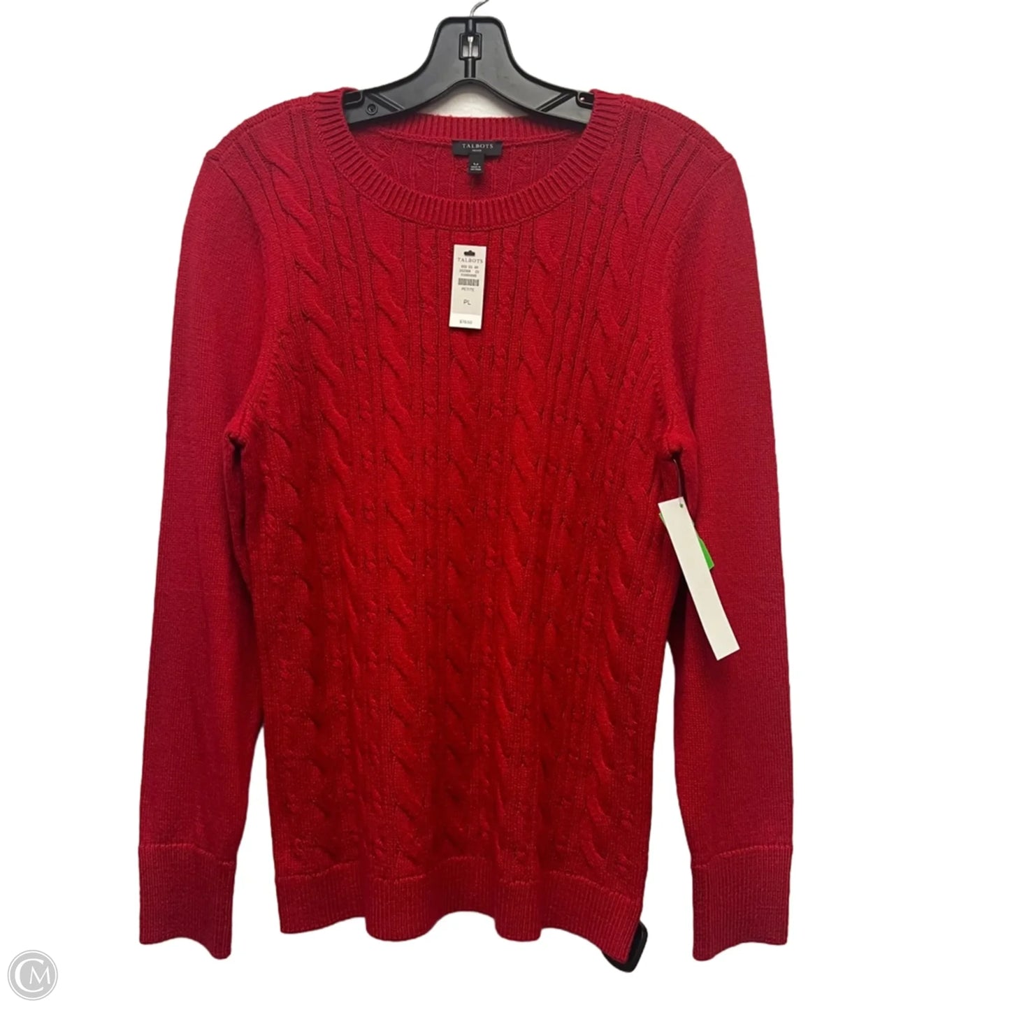 Sweater By Talbots In Red, Size: Lp