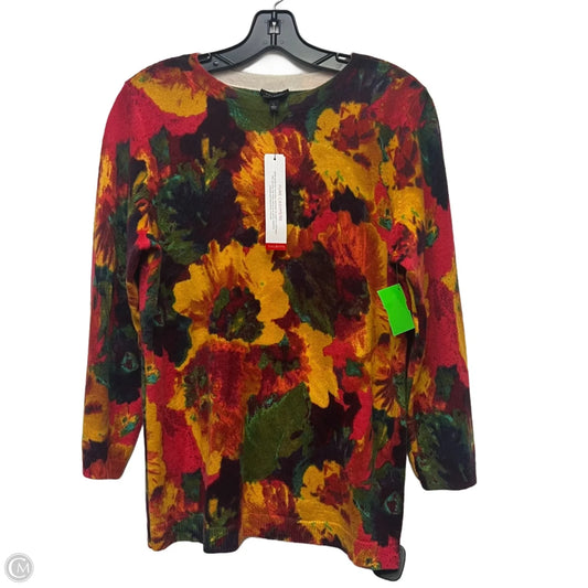 Sweater Cashmere By Talbots In Multi-colored, Size: L