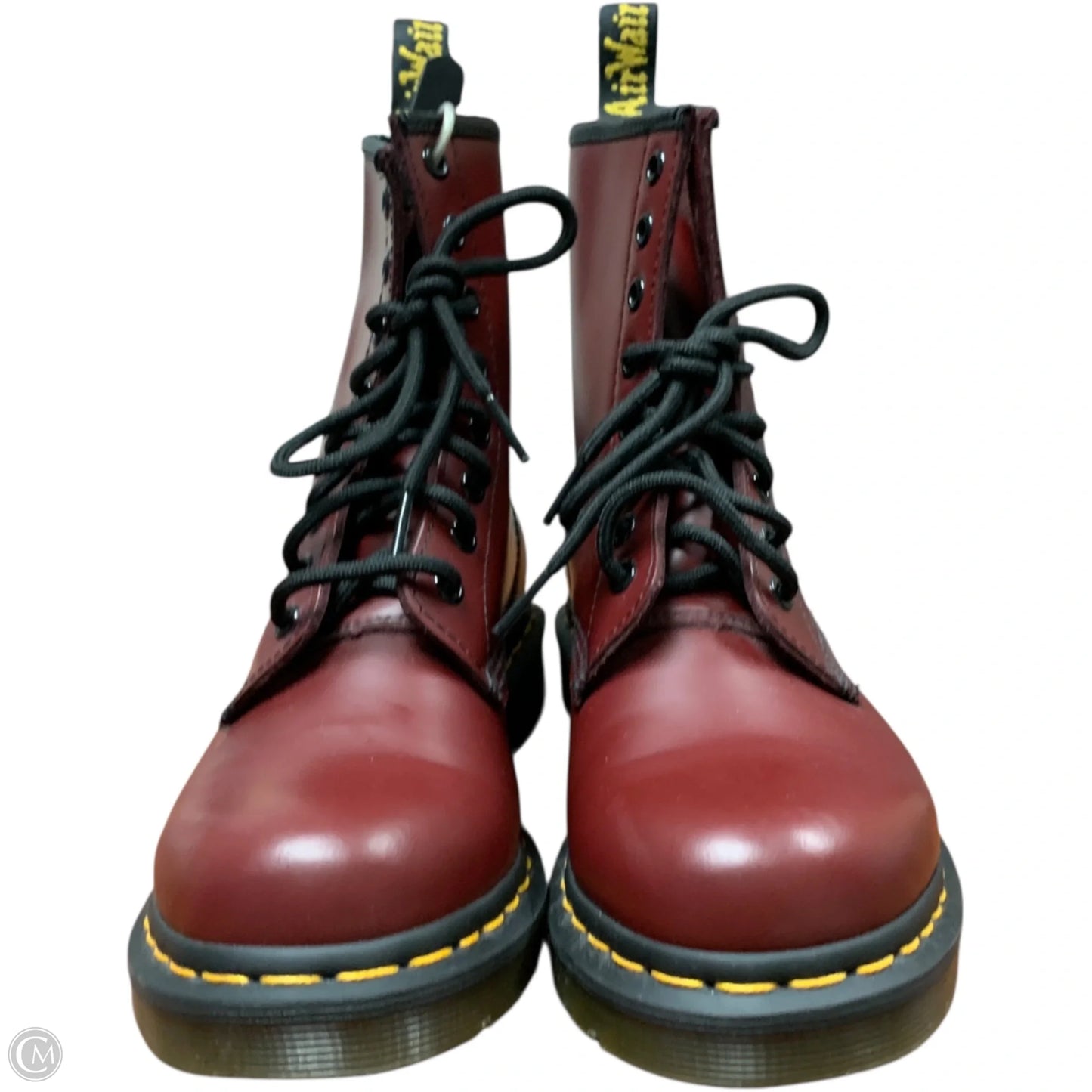 Boots Combat By Dr Martens In Red, Size: 7