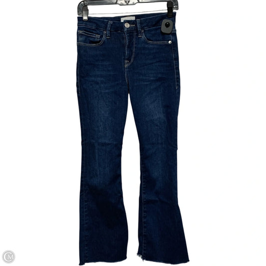Jeans Skinny By Frame In Blue Denim, Size: 2