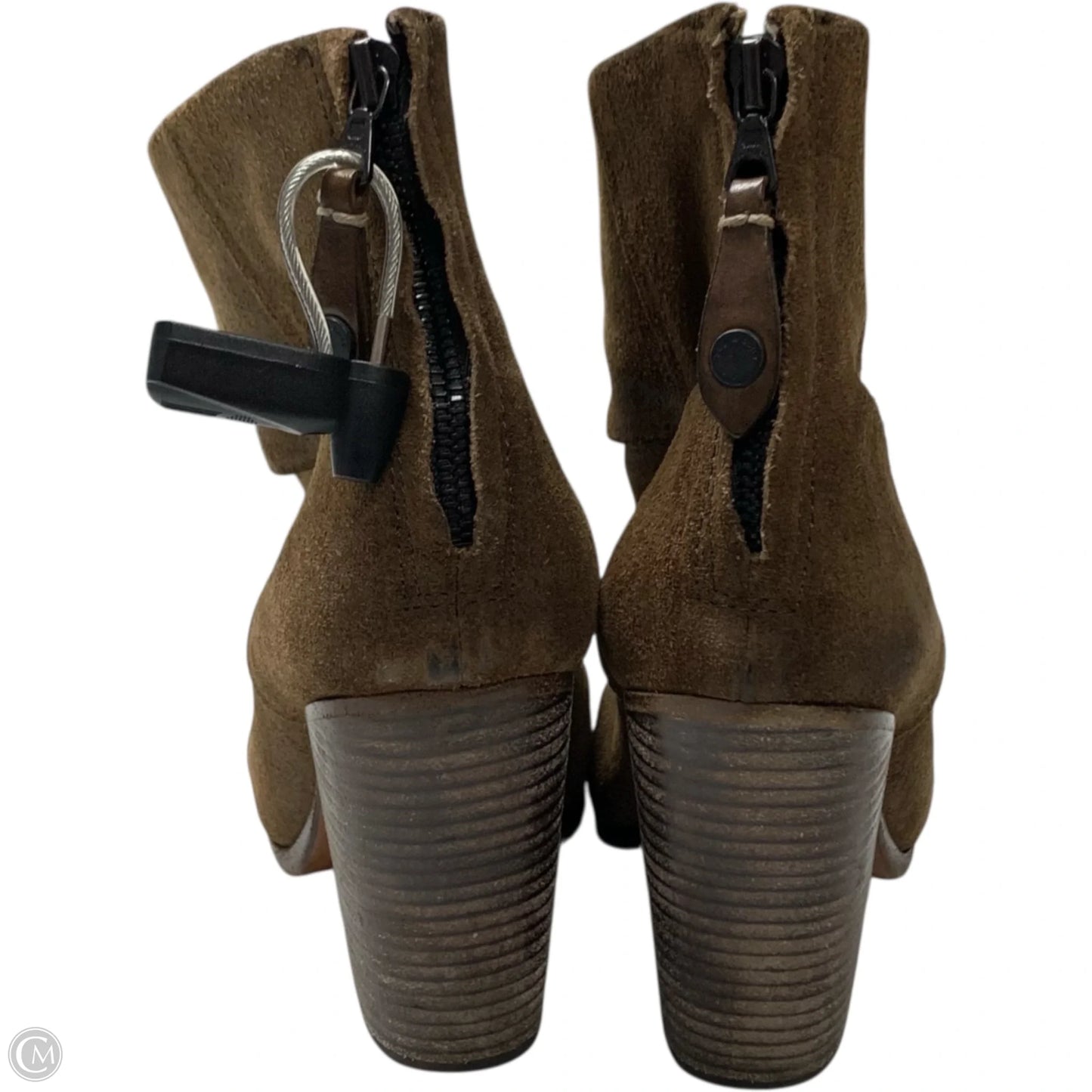 Boots Ankle Heels By Rag And Bone In Brown, Size: 11