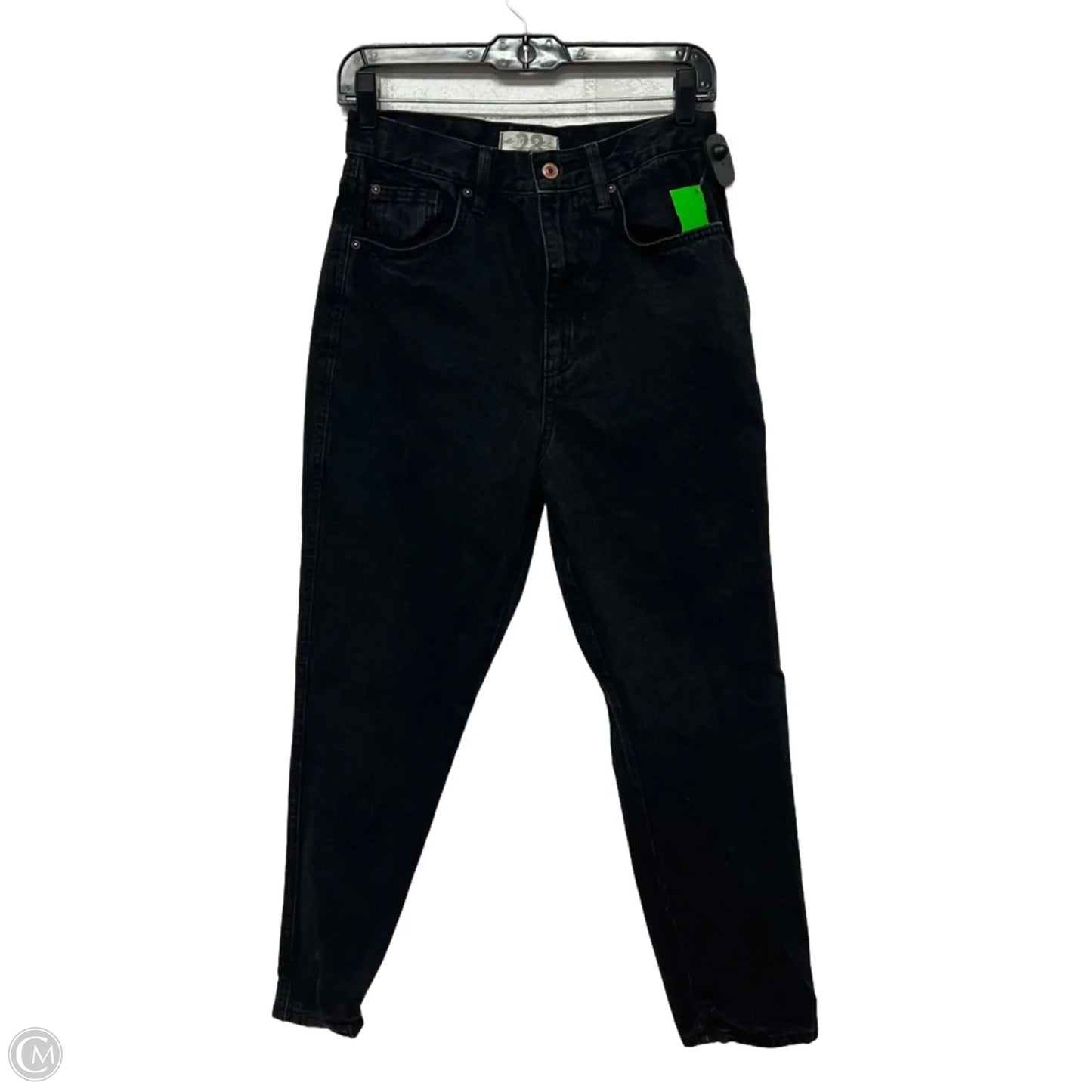 Jeans Straight By We The Free In Black Denim, Size: 6