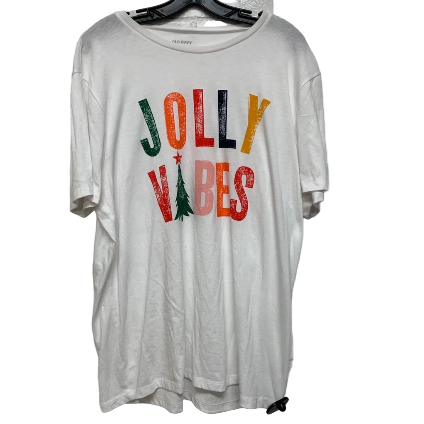 Top Short Sleeve By Old Navy In White, Size: Xl