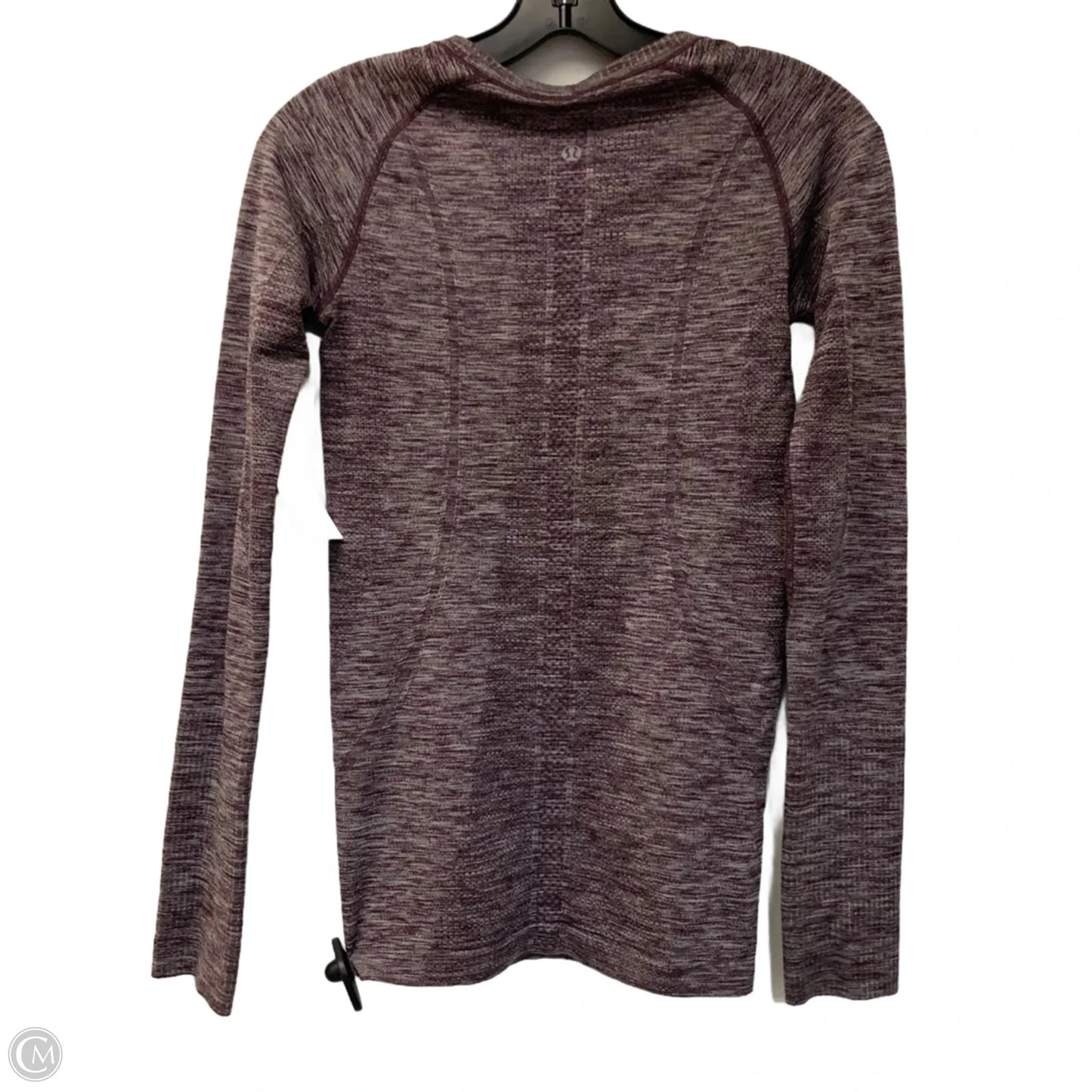 Athletic Top Long Sleeve Crewneck By Lululemon In Purple, Size: S