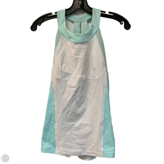 Athletic Tank Top By Lululemon In Blue & White, Size: S