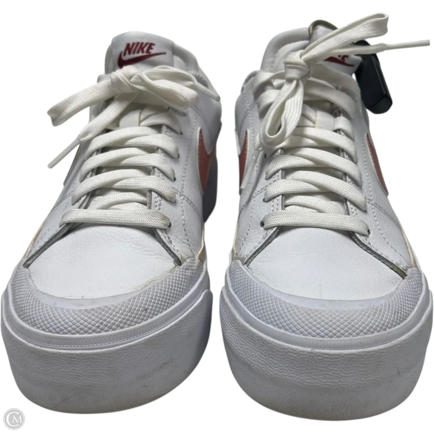 Shoes Sneakers Platform By Nike In Pink & White, Size: 7.5