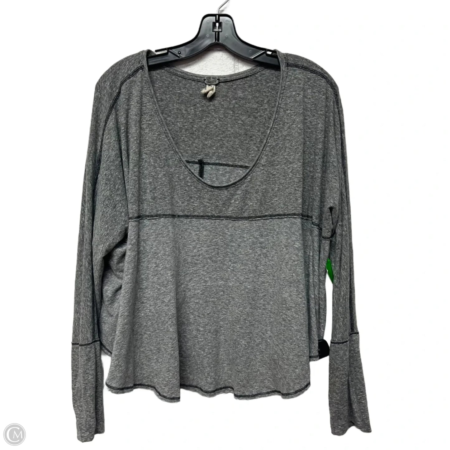 Top Long Sleeve By We The Free In Grey, Size: M