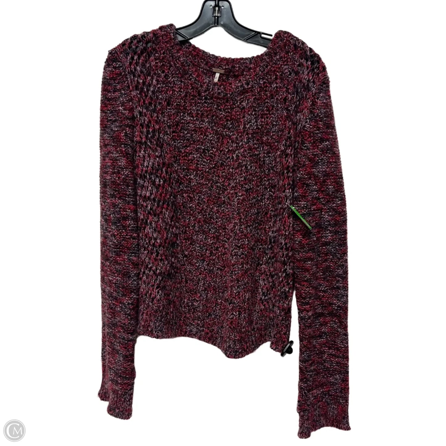 Sweater By Free People In Pink & Red, Size: L