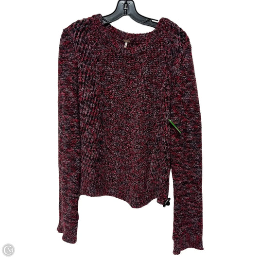 Sweater By Free People In Pink & Red, Size: L