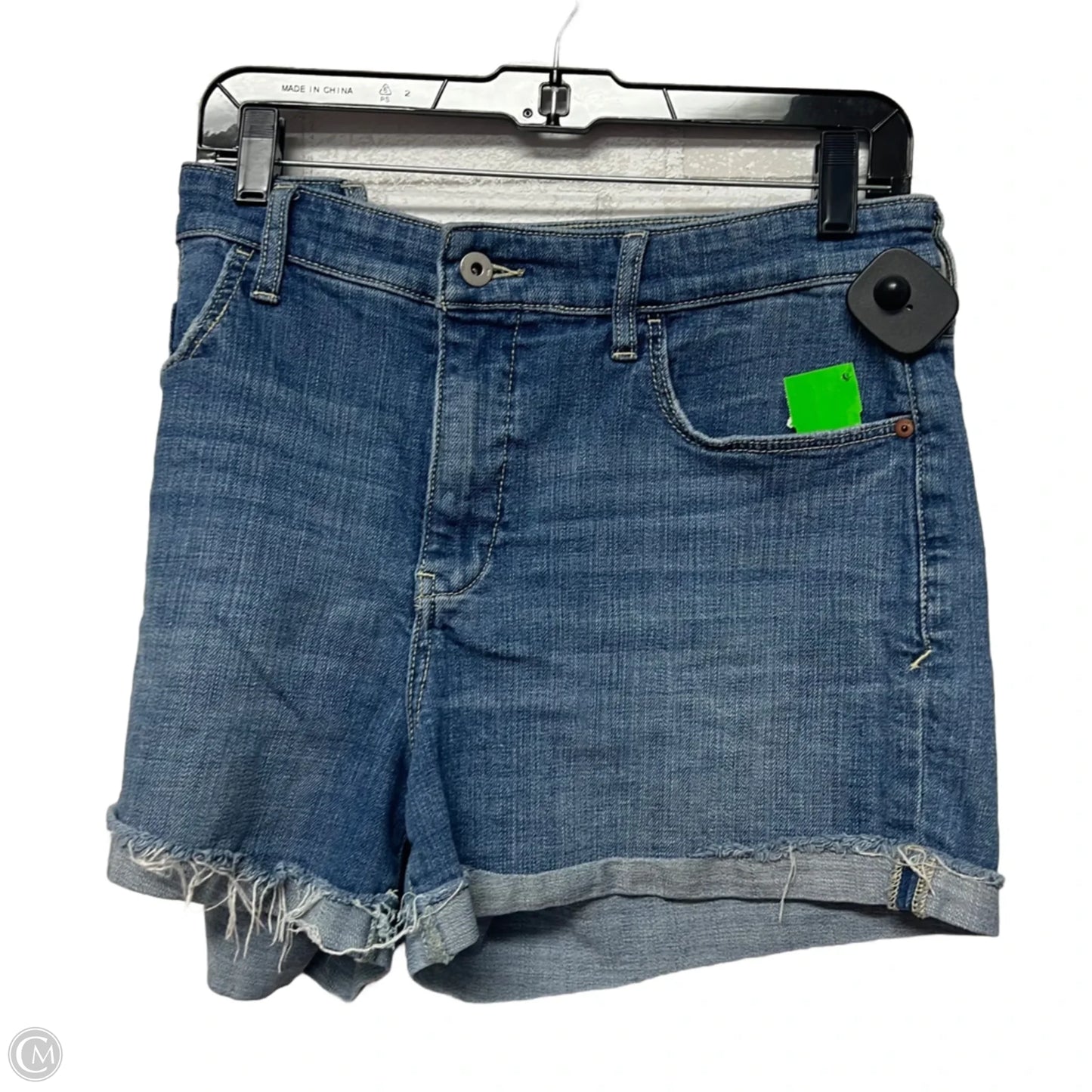 Shorts By Pilcro In Blue Denim, Size: 14