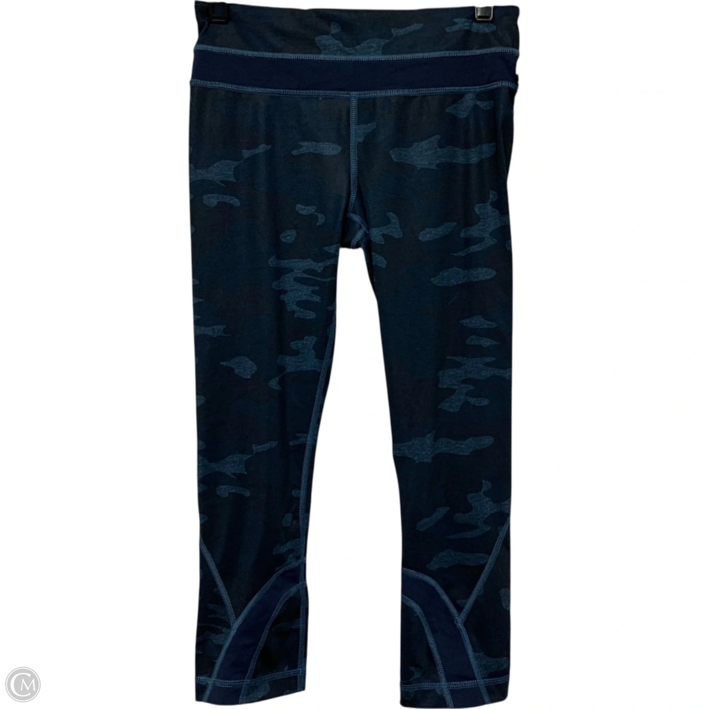 Athletic Leggings Capris By Lululemon In Navy, Size: S