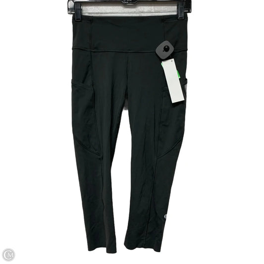 Athletic Leggings Capris By Lululemon In Grey, Size: S
