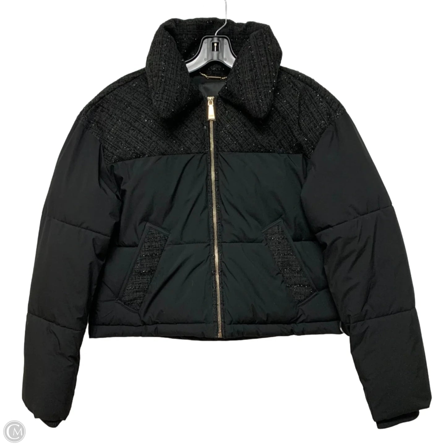 Jacket Designer By Kate Spade In Black, Size: Xs