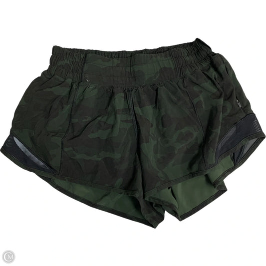Athletic Shorts By Lululemon In Camouflage Print, Size: S