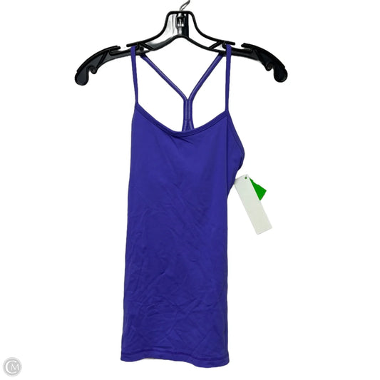 Athletic Tank Top By Lululemon In Purple, Size: Xs