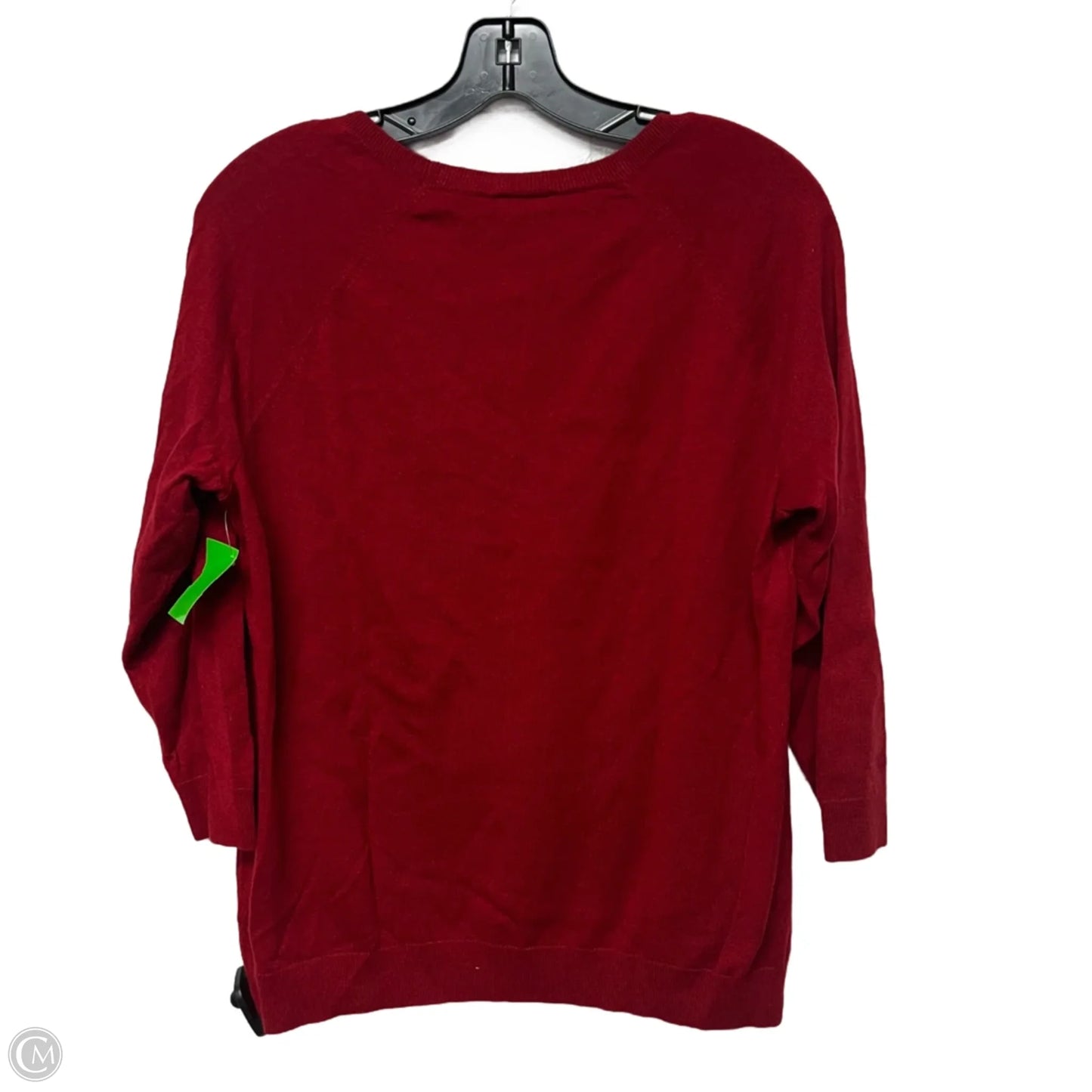 Sweater By Talbots In Blue & Pink, Size: L