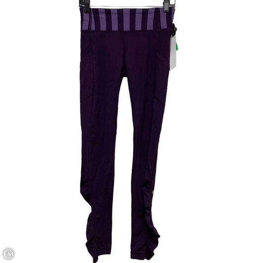 Athletic Leggings By Lululemon In Purple, Size: S
