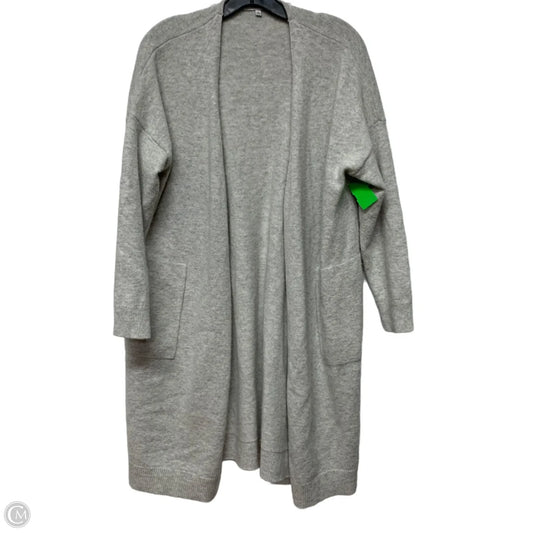 Sweater Cardigan By Madewell In Grey, Size: L
