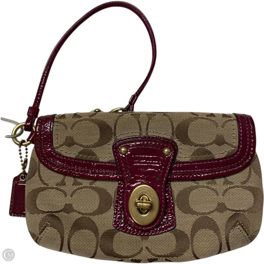 Wristlet Designer By Coach, Size: Medium