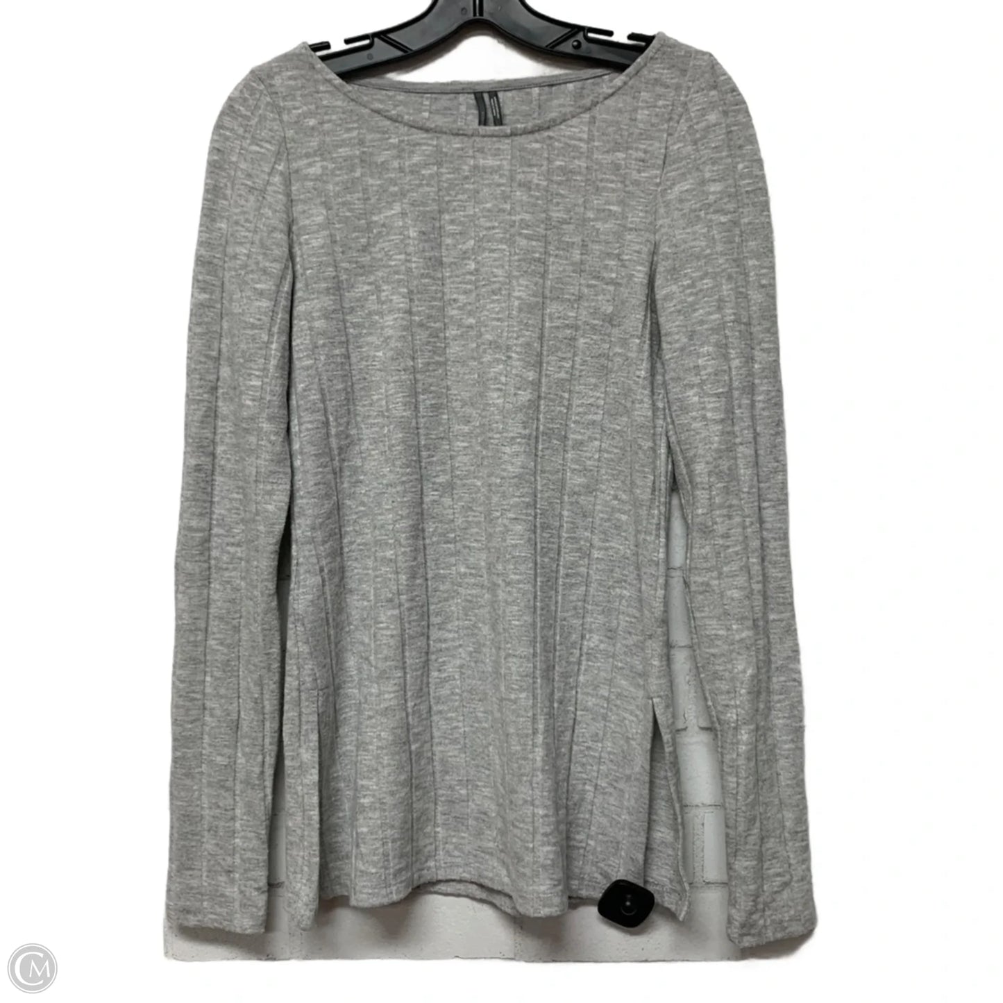Top Long Sleeve Basic By Anthropologie In Grey, Size: S