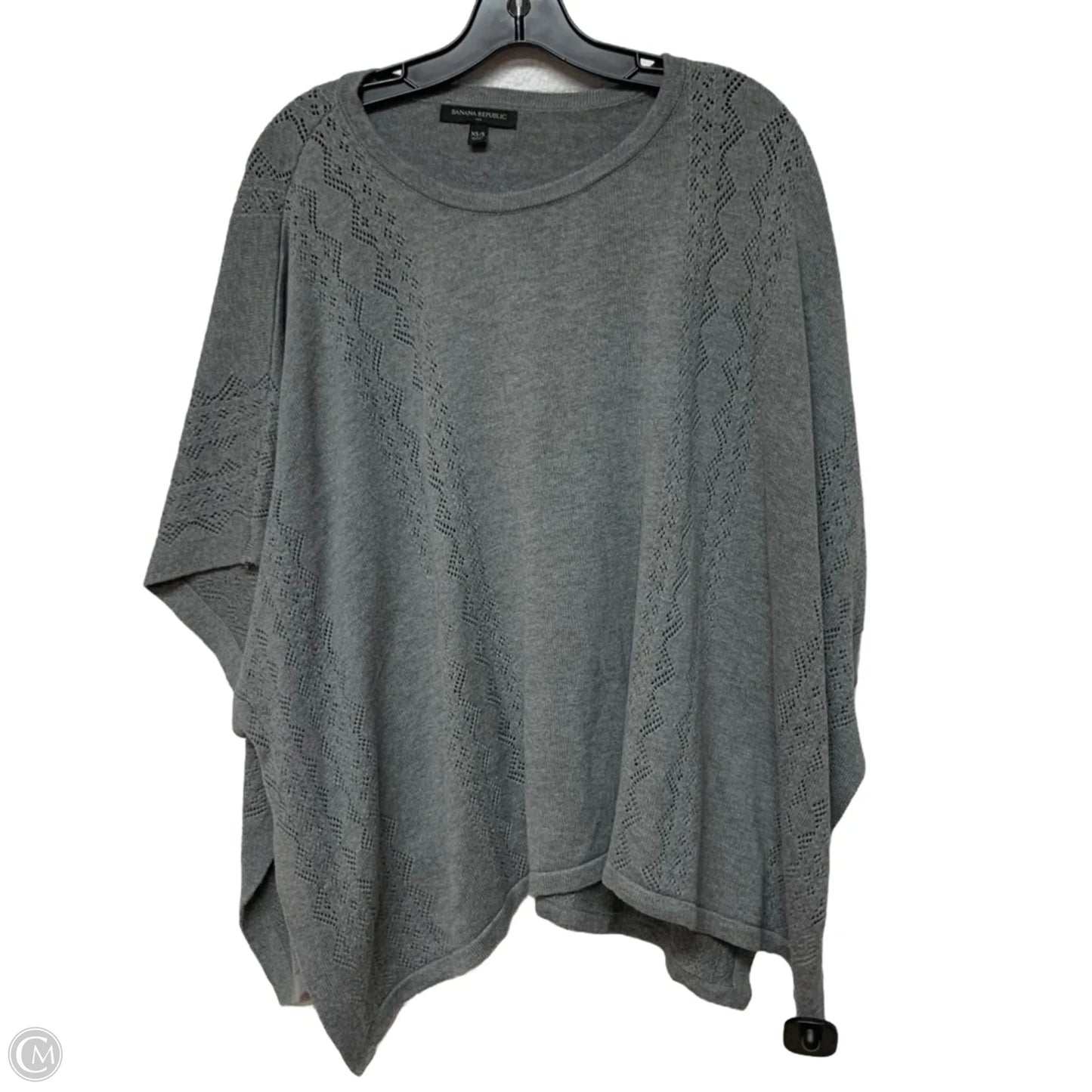 Poncho By Banana Republic In Grey, Size: Xs