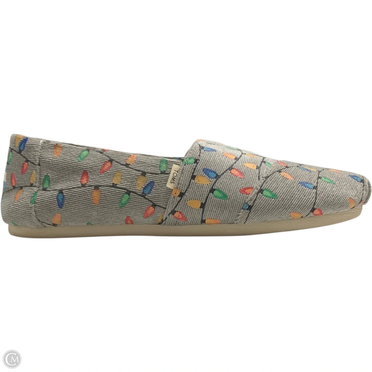 Shoes Flats By Toms In Grey, Size: 8.5