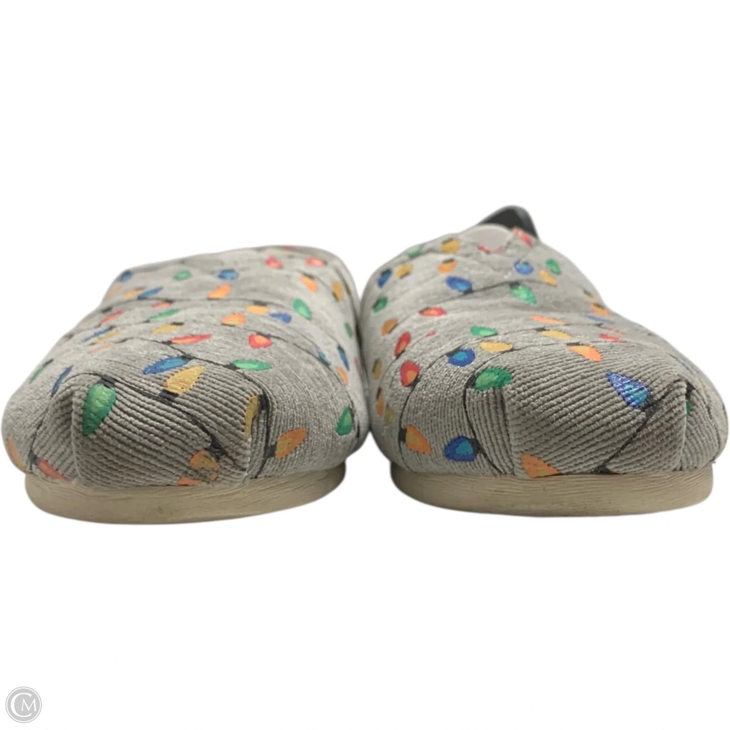 Shoes Flats By Toms In Grey, Size: 8.5