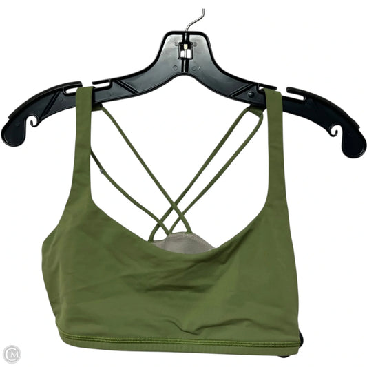 Athletic Bra By Lululemon In Green, Size: M
