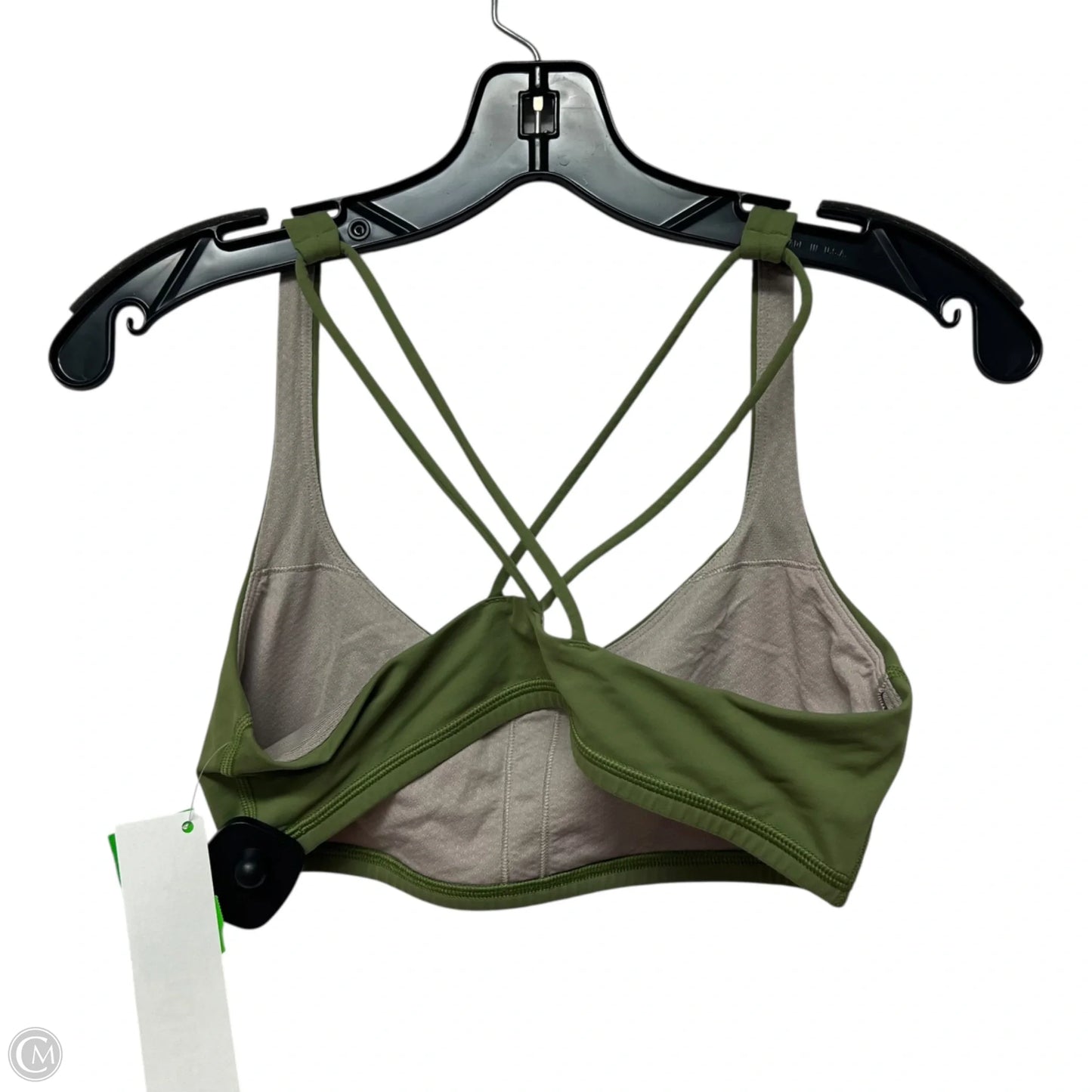 Athletic Bra By Lululemon In Green, Size: M